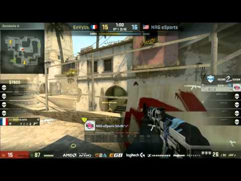 Silent with a 1v4 clutch against EnvyUs