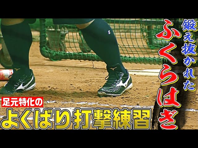 【鍛え抜かれた】ライオンズ・渡部健人『よくばり打撃練習』【ふくらはぎ】