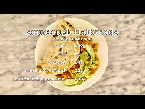 Sourdough Flatbreads (Discard Recipe)