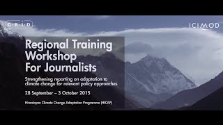 Regional Training Workshop for Journalists