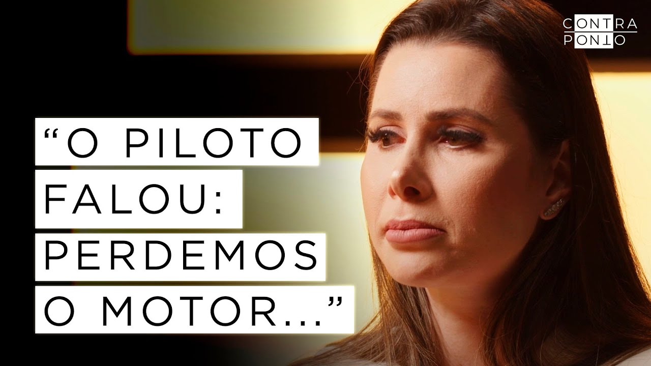 Carol de Toni se emociona ao lembrar como escapou de acidente de avião