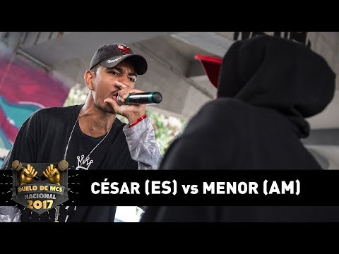 César [ES] vs Menor [AM] (4ª de Final) - DUELO DE MCS NACIONAL 2017