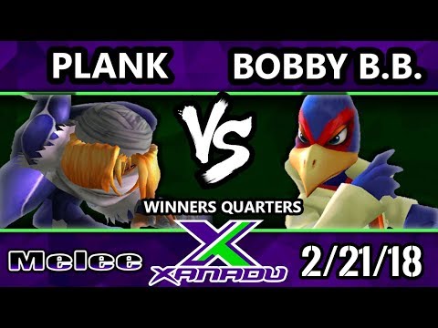 S@X 242 Melee - Plank (Sheik, Fox) Vs. Bobby Big Ballz (Falco) - SSBM Winners Quarters - Smash Melee