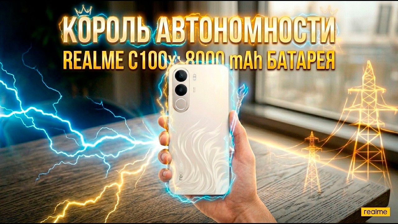 КОРОЛЬ АВТОНОМНОСТИ | REALME C100X ОБЗОР БЕЗ ВОДЫ