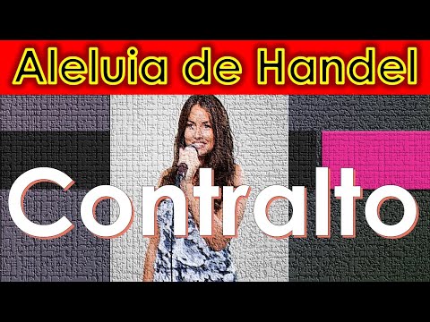 Aleluia de Handel contralto  (Kit de ensaio)