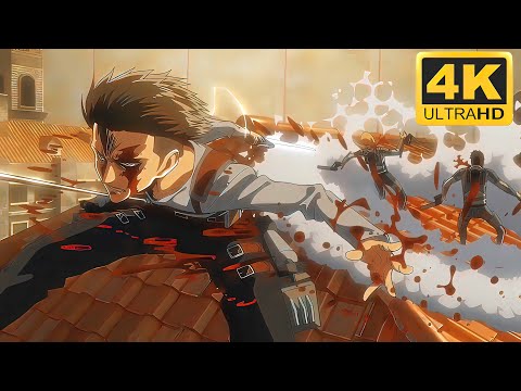 Levi vs Kenny Fight Scene 4k | Attack On Titan 4k