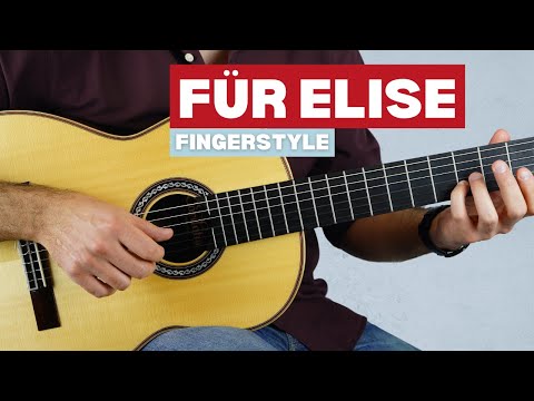 Für Elise (Beethoven) - Easy Fingerstyle Guitar Lesson