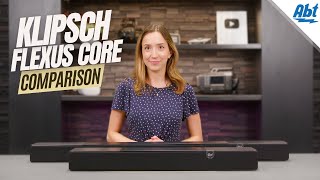 Video thumbnail for Klipsch Flexus Core Soundbar Comparison: Core 100 vs Core 200 by Abt Electronics