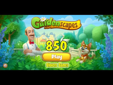 Gardenscapes Level 850
