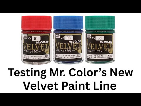 Testing Mr. Color's New Velvet Paint Line