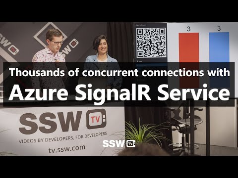 Thousands of concurrent connections with Azure SignalR Service