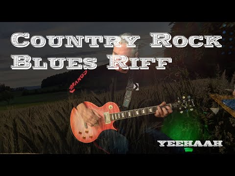 Country Rock Blues Riff - Guitar Lesson