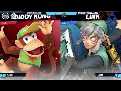 Gwinnett Brawl May 2019 - Player-1(Diddy) VS Zaheer(Link) - L. Top 8 Qualifier