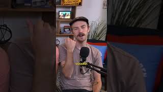 James acknowledges a joke...