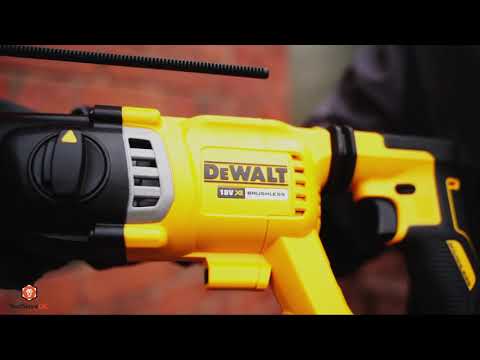 DEWALT akumuliatorinis perforatorius DCH263N SDS-PLUS 18V 3.0J be akumuliatoriaus ir kroviklio video