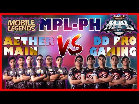 Aether Main vs DD Pro Gaming | Game1 | MPL-PH Week3 Day1 - Mobile Legends - MLBB