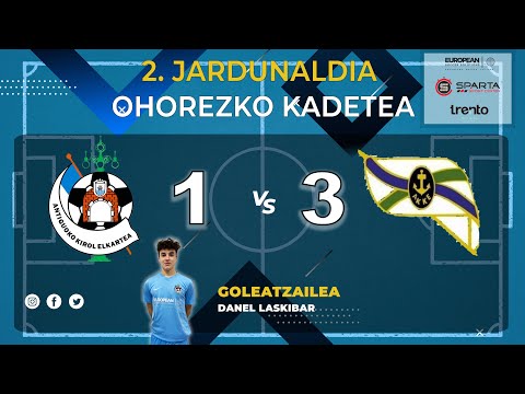 J2 | CADETE HONOR | Antiguoko 1 vs Añorga 3