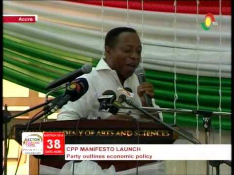 CPP outline economic policies @ manifesto launch - 29/10/2016