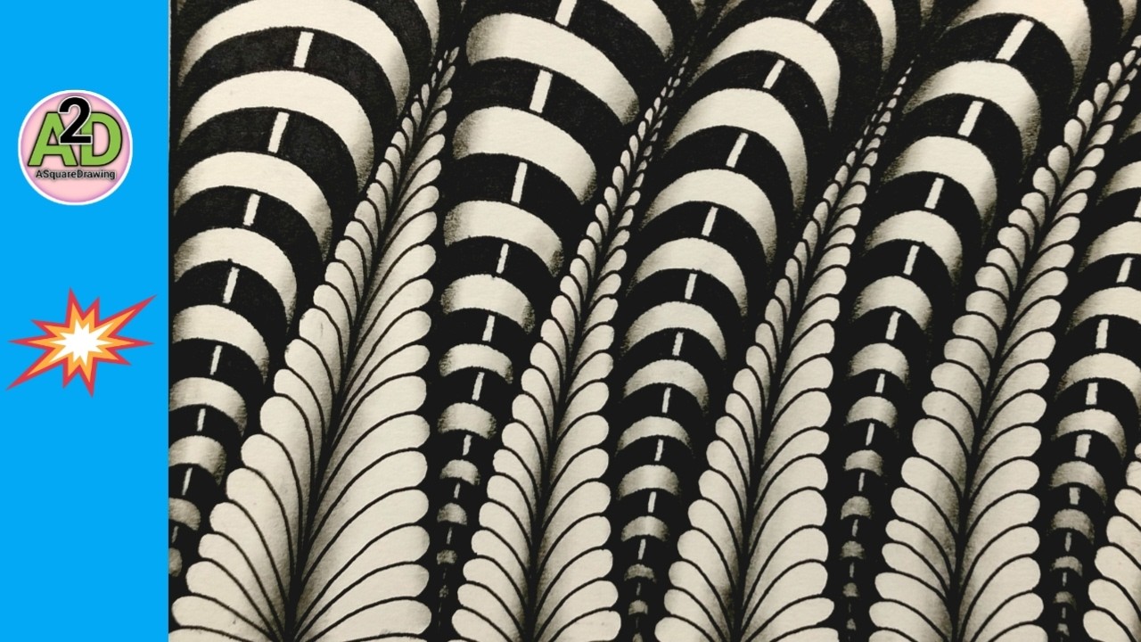 Zentangle drawing -25 | Zentangle Art Ideas 💡 | step by step drawing