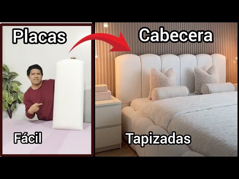 How to make the EASIEST HEADBOARD / Upholstered panels / DIY Tutorial