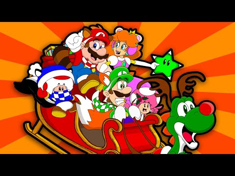 BEST Super Mario Holiday Rom Hack EVER?! - MERRY CHRISTMAS from Blue Television Games