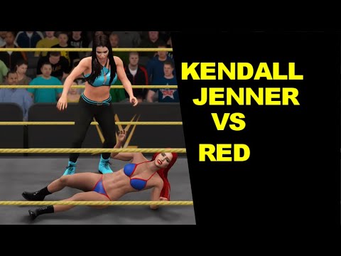 WWE 2K17 Kendall Jenner vs Red