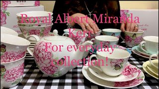 Royal Albert Miranda Kerr for everyday Friendship collection,Royal Albert teapot tea set￼ China set