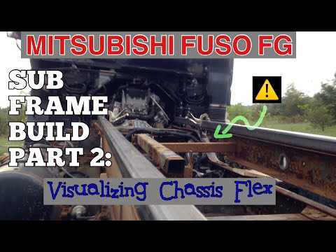 Mitsubishi Fuso FG Camper Sub-frame build - Part 2: Chassis Flex