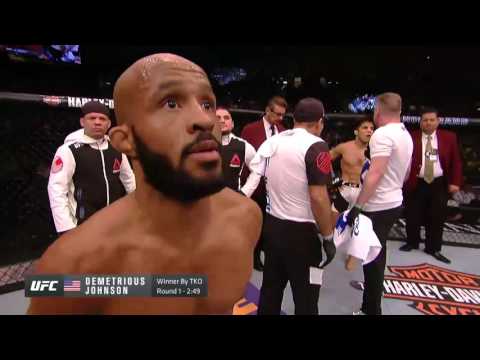 UFC 197: Demetrious Johnson Octagon Interview
