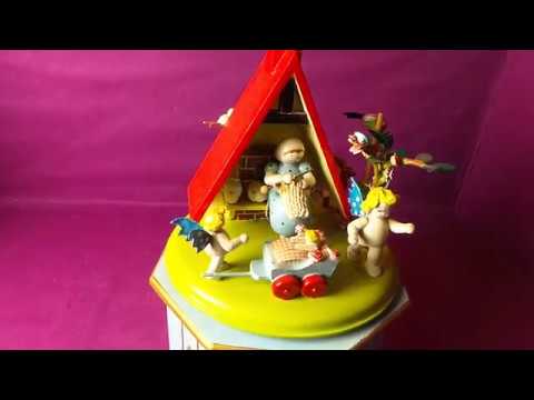 Steinbach uralte Spieluhr Nr.196 - seltenes Sammlerstück aus dem Erzgebirge