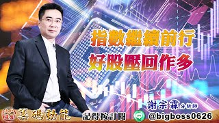 【大戶羅盤籌碼動能】 #謝宗霖 20220718 指數繼續前行 好股壓回作多 (圖)