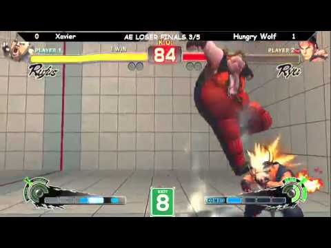 SSF4: AE2012 Loser's Finals- Xavier vs Hungry Wolf - Exit 8