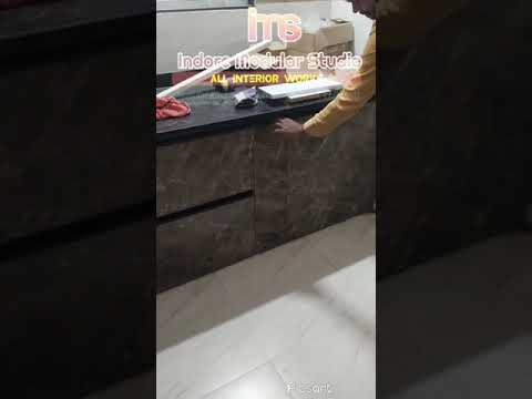 Laminate parallel modular kitchen