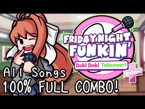 [Friday Night Funkin'] Doki Doki Takeover Plus! (All Songs) Full Sick (SFC / 100% FC)