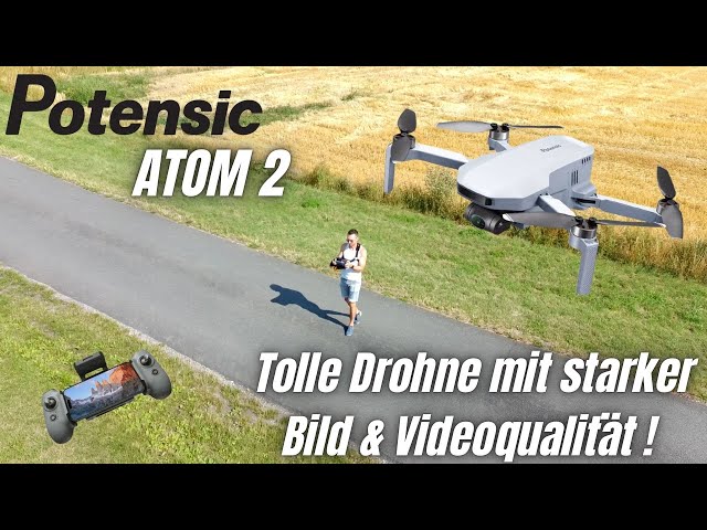 Vídeo relacionado con Potensic ATOM 2 Kit Estándar con RC PTD 1, Dron con cámara para adultos, video 4K HDR/foto 8K, <249g, transmisión 10km, seguimiento AI, grabación vertical, AI Noche Shot, QuickShots(32 Min de Vuelo)