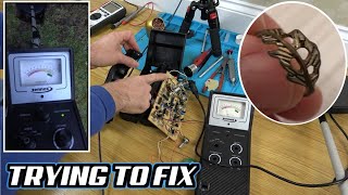 FIXING a Damaged METAL DETECTOR!  Rewarded with Treasure ???