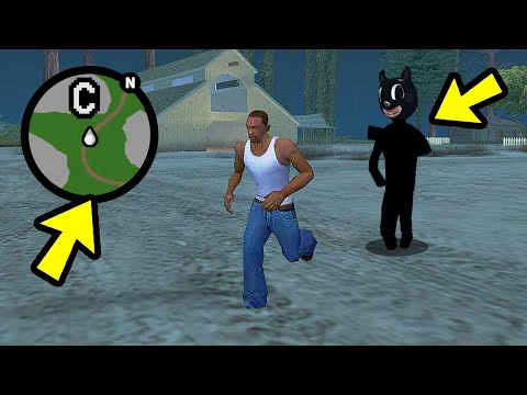 КАК МУЛЬТЯШНЫЙ КОТ ОХОТИТСЯ НА МЕНЯ В GTA SAN ANDREAS... (НОВАЯ МИССИЯ CARTOON CAT)