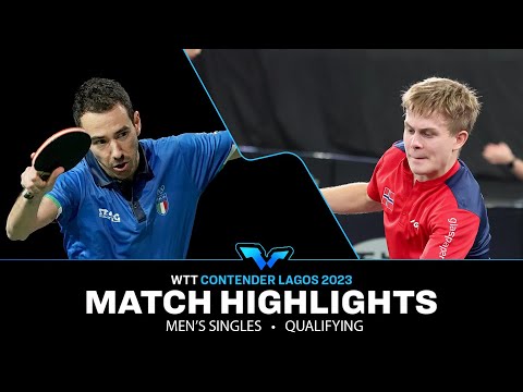 Bogar Haug vs Mihai Bobocica | MS Qual | WTT Contender Lagos 2023