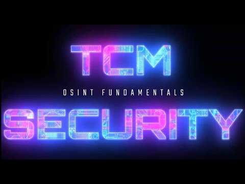 Open Source Intelligence OSINT in 5 Hours Full Course Learn OSINT! Part 1.