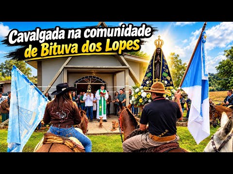 Cavalgada em Bituva dos Lopes Fernandes Pinheiro, Paraná 