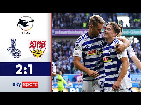 Zebras erkämpfen ersten Dreier! | MSV Duisburg - VfB Stuttgart II | Highlights - 3. Liga 2025/26