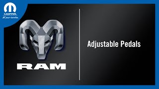 Adjustable Pedals | How To | 2025 Ram 2500-3500