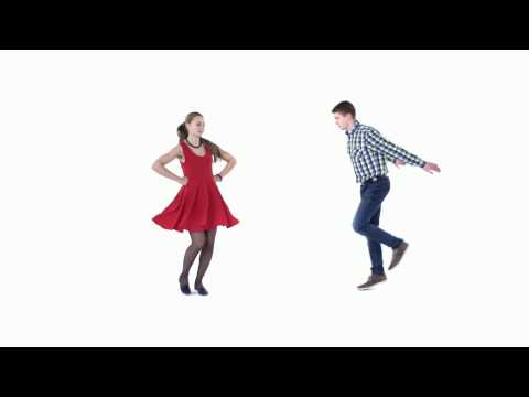 Taniec Góralski z Podhala cz. 1 ozwodny (przycup, po dwa, klaskanie i zwyrtanie dziewczyny)