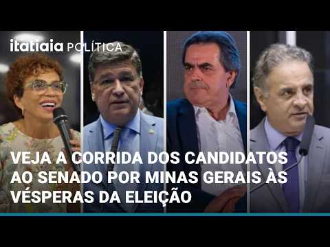 CANDIDATOS AO SENADO DE MG INTENSIFICAM CAMPANHAS NO ÚLTIMO FIM DE SEMANA ANTES DA VOTAÇÃO