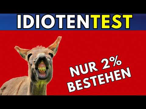 Can you pass this idiot test in 5 minutes? ⏳🧠 | Funny Quiz 2025