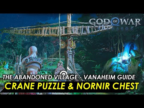 Solve Crane Puzzle & Nornir Chest - The Abandoned Village Vanaheim Guide  شرح | God of War Ragnarok