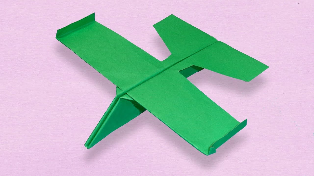 Paper Glider Airplane | Best Paper Airplane Glider Making With Color Paper