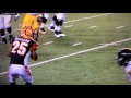 Jeremy Hill gets pissed after big hit by Shazier 1/9/16