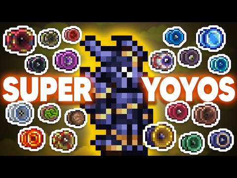 PASSEI 100 DIAS NO TERRARIA COM SUPER YOYOS (MASTER MODE)