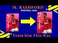 How To train M. Rashford Max level Upgrade Rating in efootball 2024 Mobile